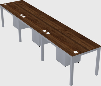 Rectangular desk