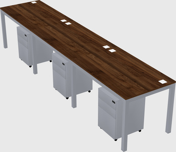 Rectangular desk