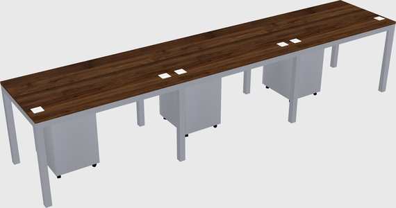 Rectangular desk