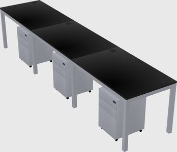Rectangular desk