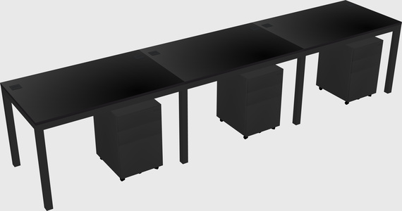 Rectangular desk