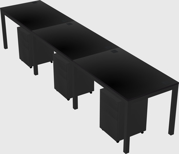 Rectangular desk