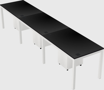 Rectangular desk