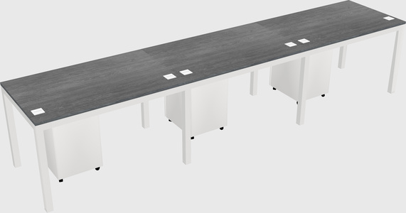 Rectangular desk