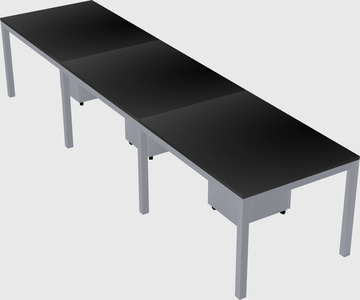 Rectangular desk