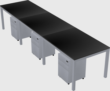Rectangular desk