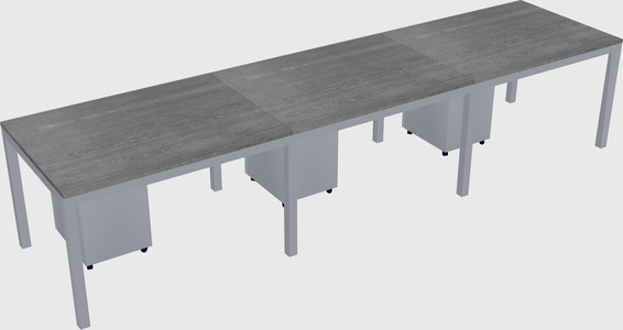 Rectangular desk