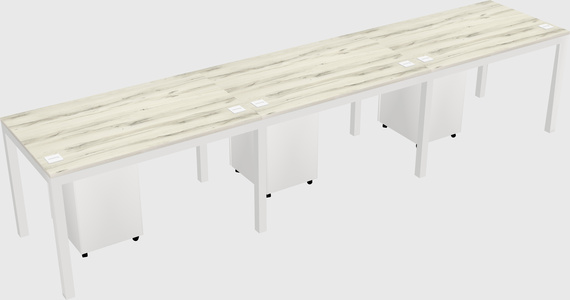 Rectangular desk
