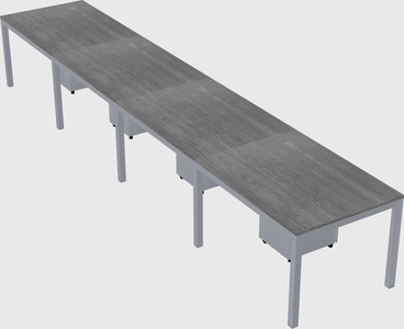 Rectangular desk