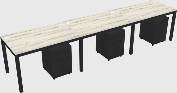Rectangular desk