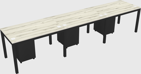 Rectangular desk