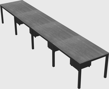 Rectangular desk