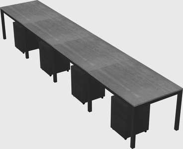 Rectangular desk