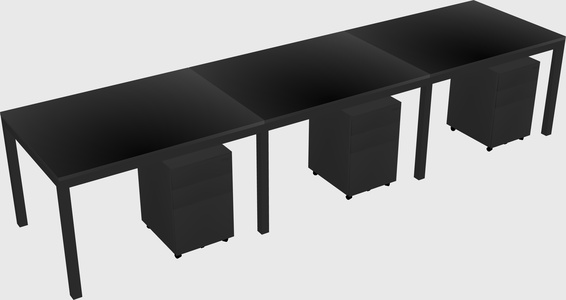 Rectangular desk