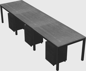 Rectangular desk