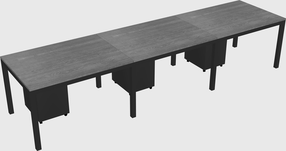 Rectangular desk