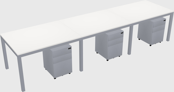 Rectangular desk