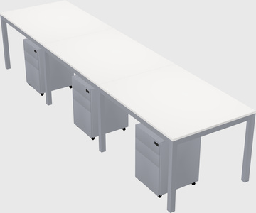 Rectangular desk