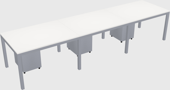 Rectangular desk