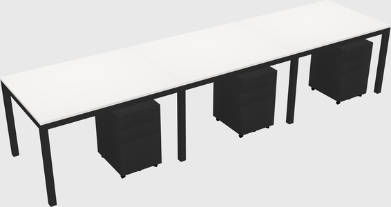 Rectangular desk