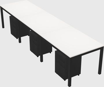 Rectangular desk