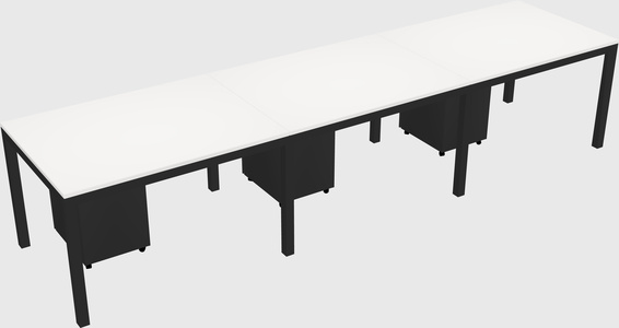 Rectangular desk