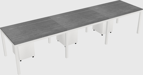 Rectangular desk