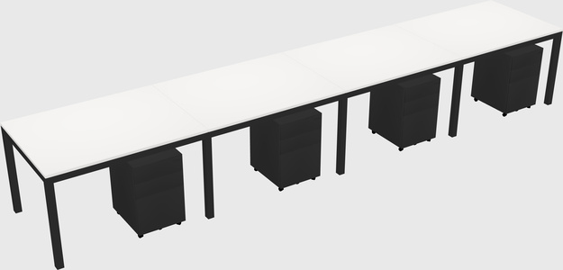 Rectangular desk