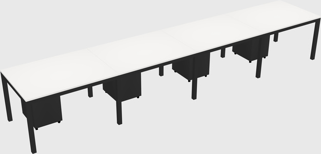 Rectangular desk