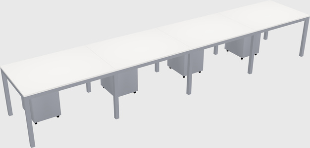 Rectangular desk
