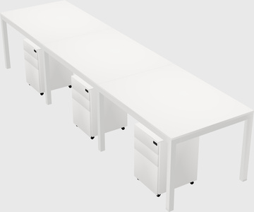 Rectangular desk