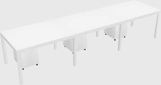 Rectangular desk