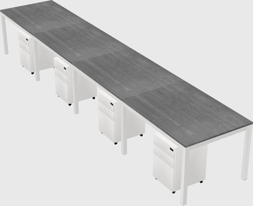Rectangular desk