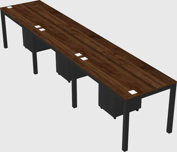 Rectangular desk