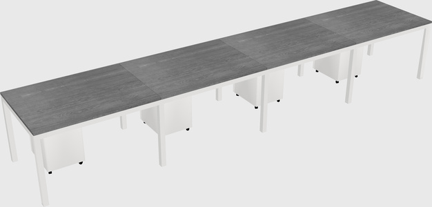 Rectangular desk