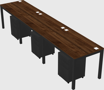 Rectangular desk