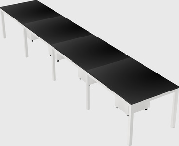 Rectangular desk