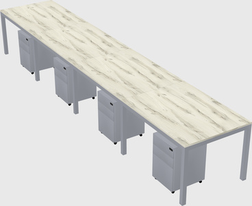 Rectangular desk