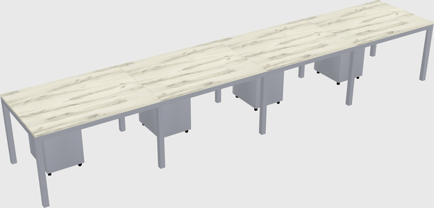 Rectangular desk