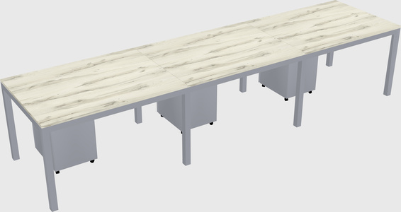 Rectangular desk