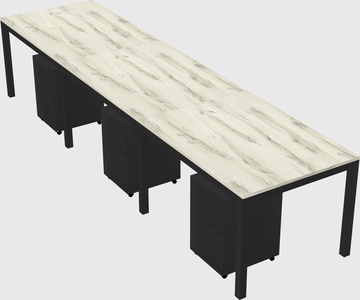 Rectangular desk