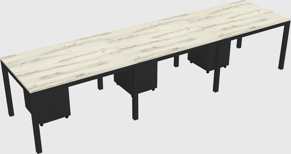 Rectangular desk