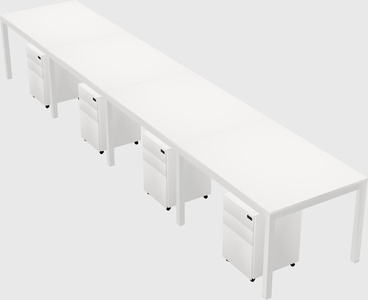 Rectangular desk