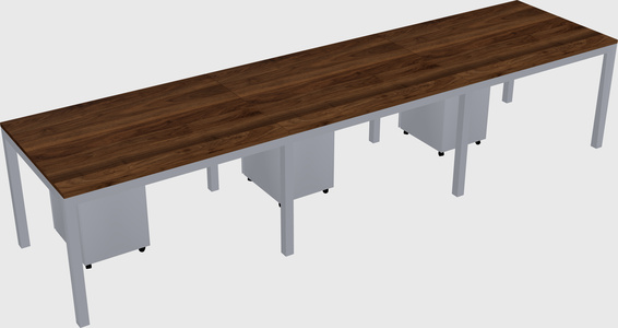 Rectangular desk