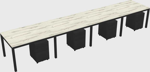 Rectangular desk