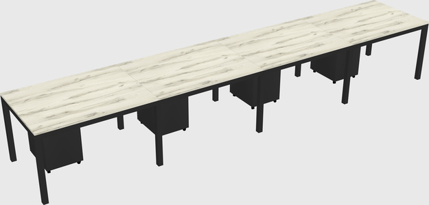 Rectangular desk