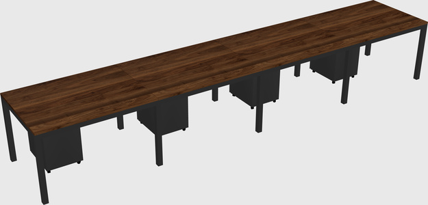 Rectangular desk