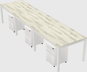 Rectangular desk