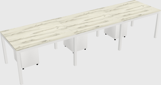 Rectangular desk