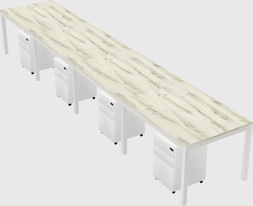 Rectangular desk
